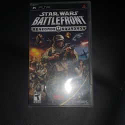Starwars battlefront renegade squadron PSP game