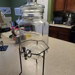 Glass Pitcher With Spout