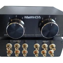 4-in 1-Out Pro RCA Audio Switch Box 