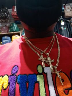 14k chains and charms