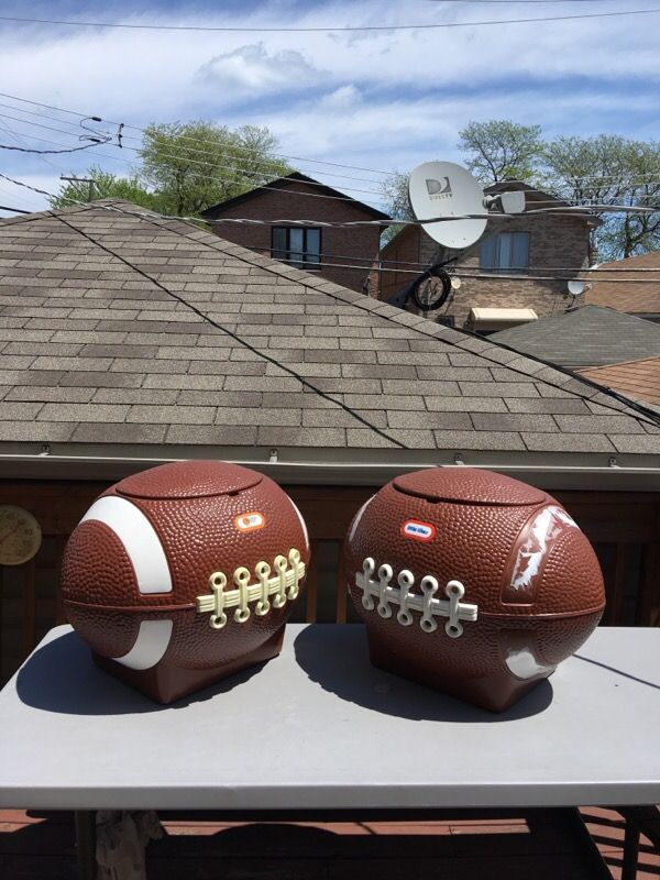 LITTLE TIKES FOOTBALL TOY BOX CHEST ($55/each)
