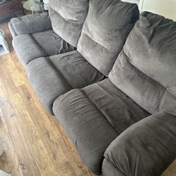 sofa and an armchair