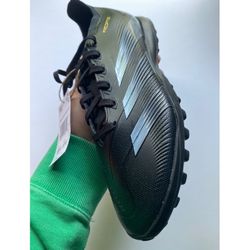 Adidas Predator League TF Turf Black Soccer Shoes Men’s sz 9.5 New No Box