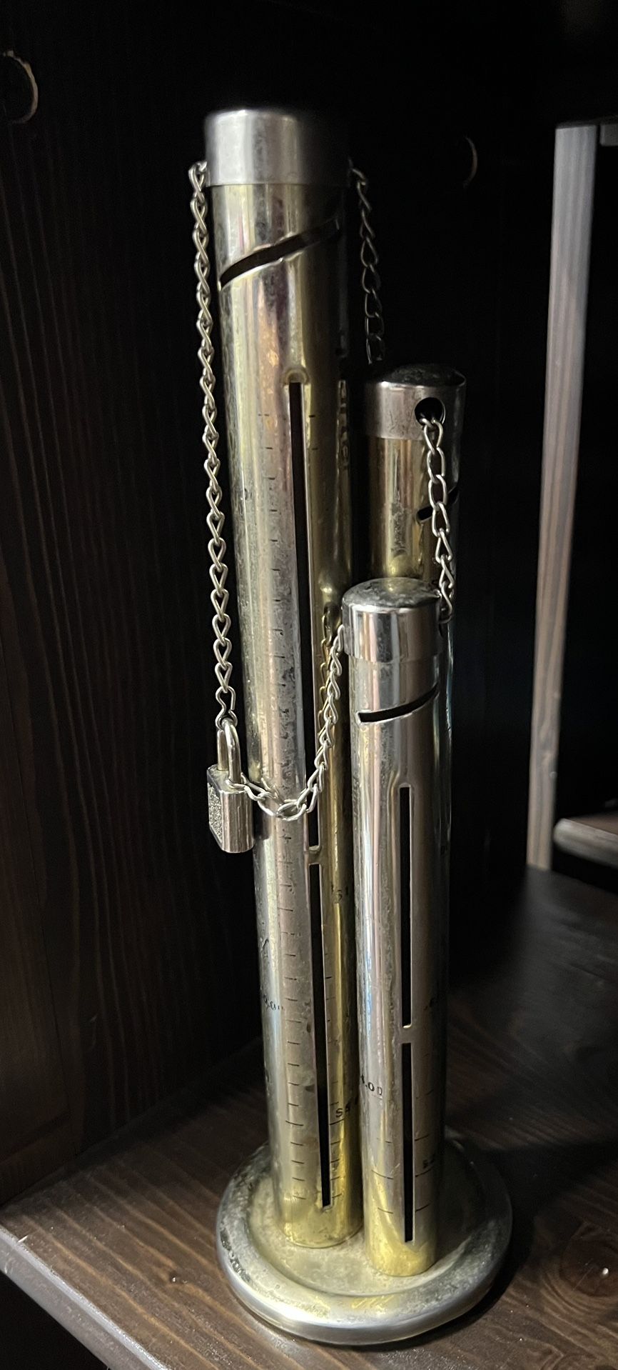 *** PENDING - Vintage brass coin sorter tower bank