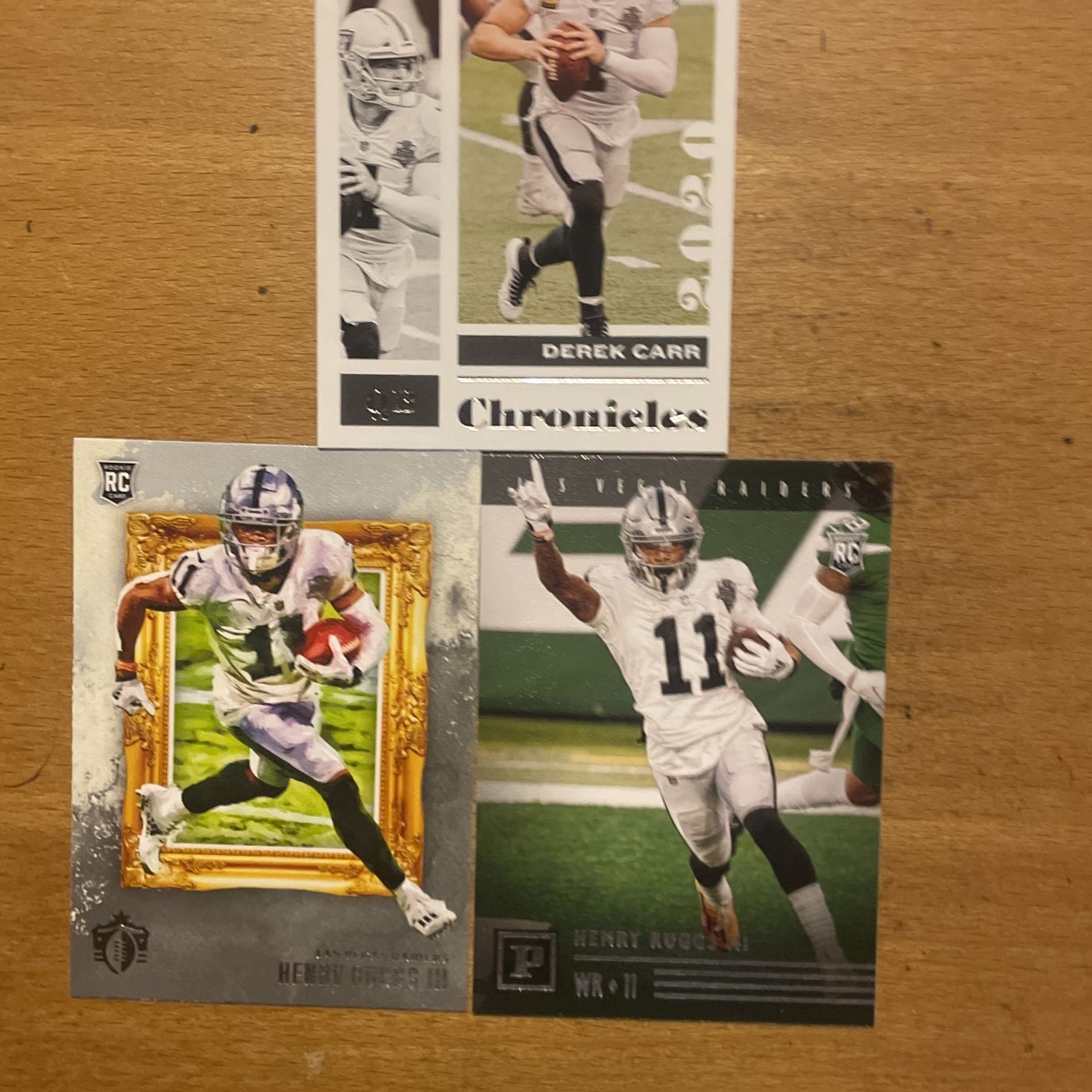 Las Vegas RAIDERS 7 CARD LOT