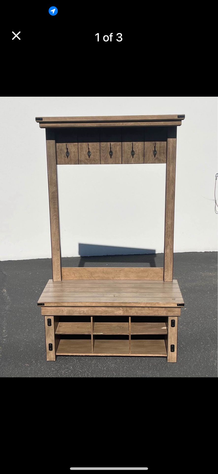 Shoe rack / Hall tree - Entryway storage