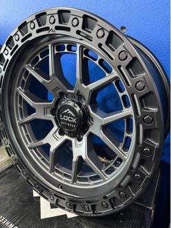 LOCK OFF ROAD COMMANDO 20x9 ET 0mm 6x139 MATTE GREY W/MATTE BLK RING