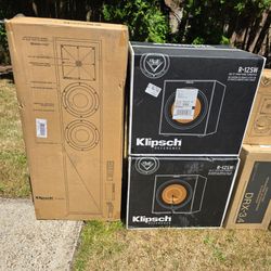 Home Theater system, Klipsch speakers, Integra receiver