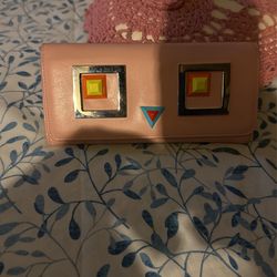 Authentic FENDI monster wallet leather