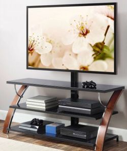 Whalen Brown Cherry 3-in-1 Flat Panel TV Stand for TVs up to 65