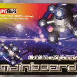 Brand new in box PC Chips Enrich your digital life mainboard 