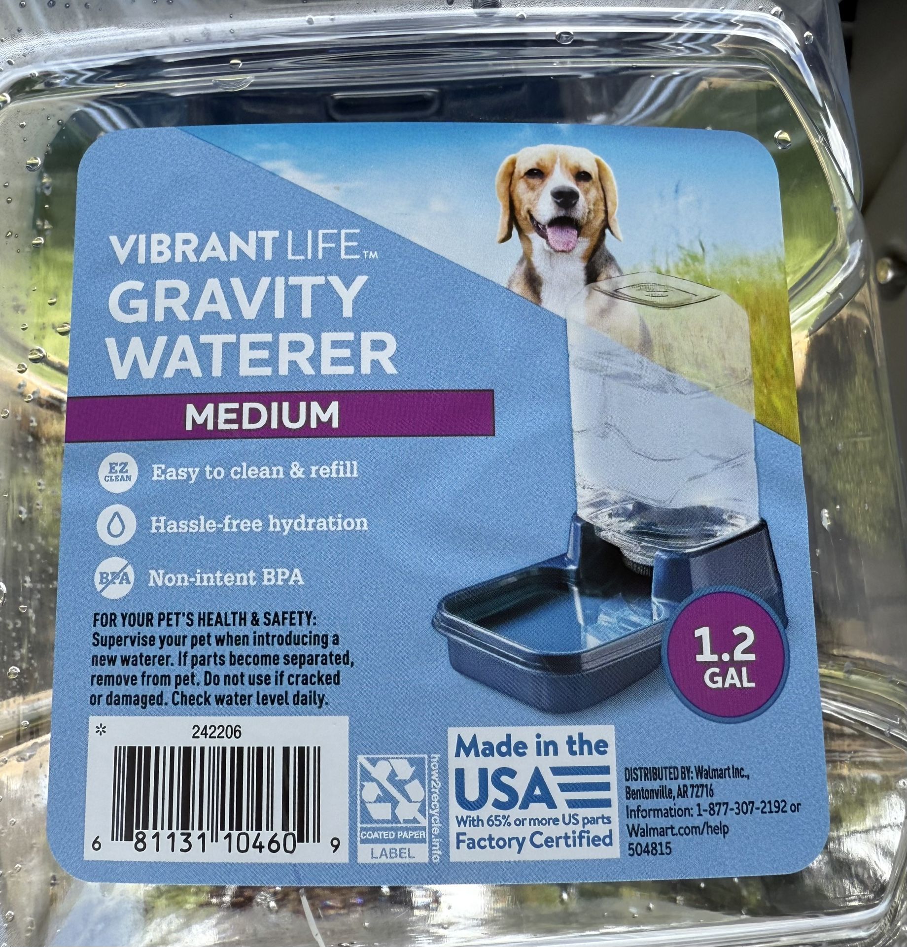 Gravity Dog Waterer