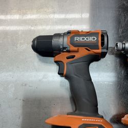 ridgid drill driver set .. subcompact brushless