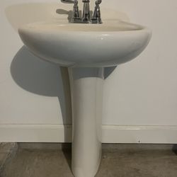 Brand New Pedestal Sink For Bathroom
