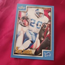 Barry Sanders Card 