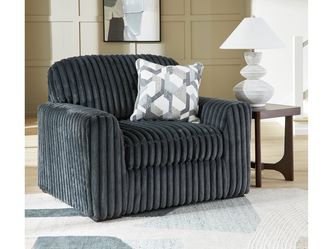 Midnight-Madness Gunmetal Chair and a Half