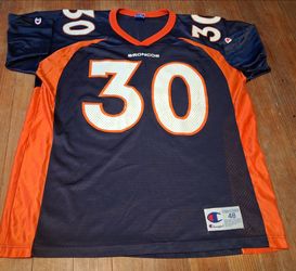 Vintage Terrell Davis Mens Size Xlarge Champion Jersey Denver Broncos Georgia