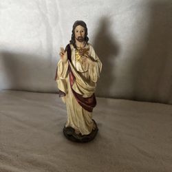 Sacred Heart of Jesus Statue Figurine – Religious Home Decor