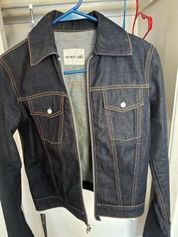 Helmut Lang Women Crop Denim Jacket XS