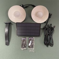 Solar  Overhead Led Light With Remote.. Sheds, Patio Standalone Panel