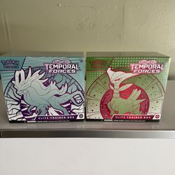 Temporal Forces Pokemon Card ETB - Iron Leaves & Walking Wake Sealed