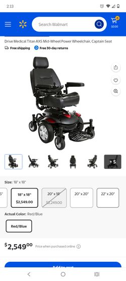 *Price Drop*Titan AXS Mid-Wheel Power Wheelchair