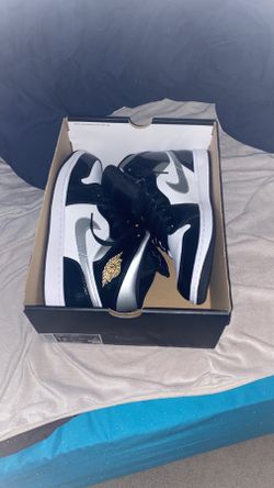 Air Jordan 1’s Patent Silver