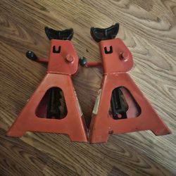 Pair Hyper Tough 2-Ton Jack Stands - Heavy Duty Car Support Set