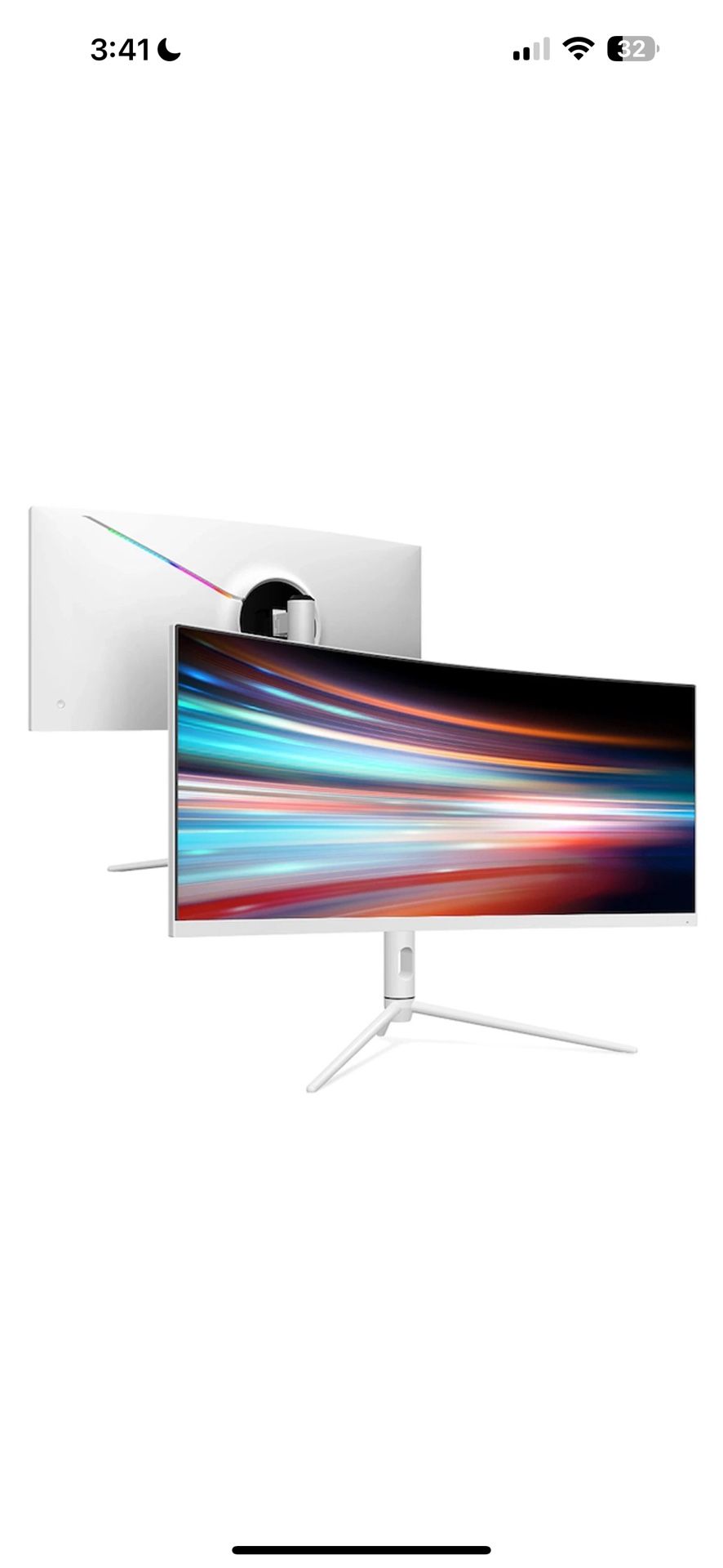 Hansung TFG30F20W Ultrawide 200 Gaming White 30” Monitor