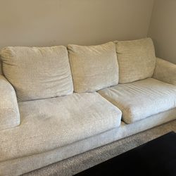 Gently Used White Couch
