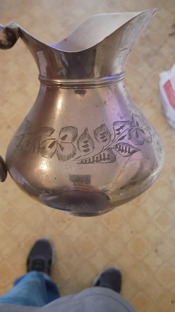 Antique Silver Pitcher