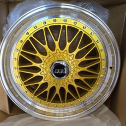 20 Inch Rims BBS Style Reps 5x114.3/5x120  Staggered Set