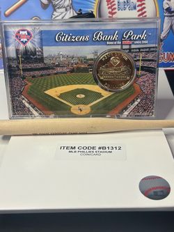 Philadelphia Phillies Citizens Bank Park Coin Card