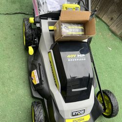 RYOBI 40V HP Brushless 20 in. Cordless Battery Walk Behind Push Mower with 6.0 Ah Battery and Charger
