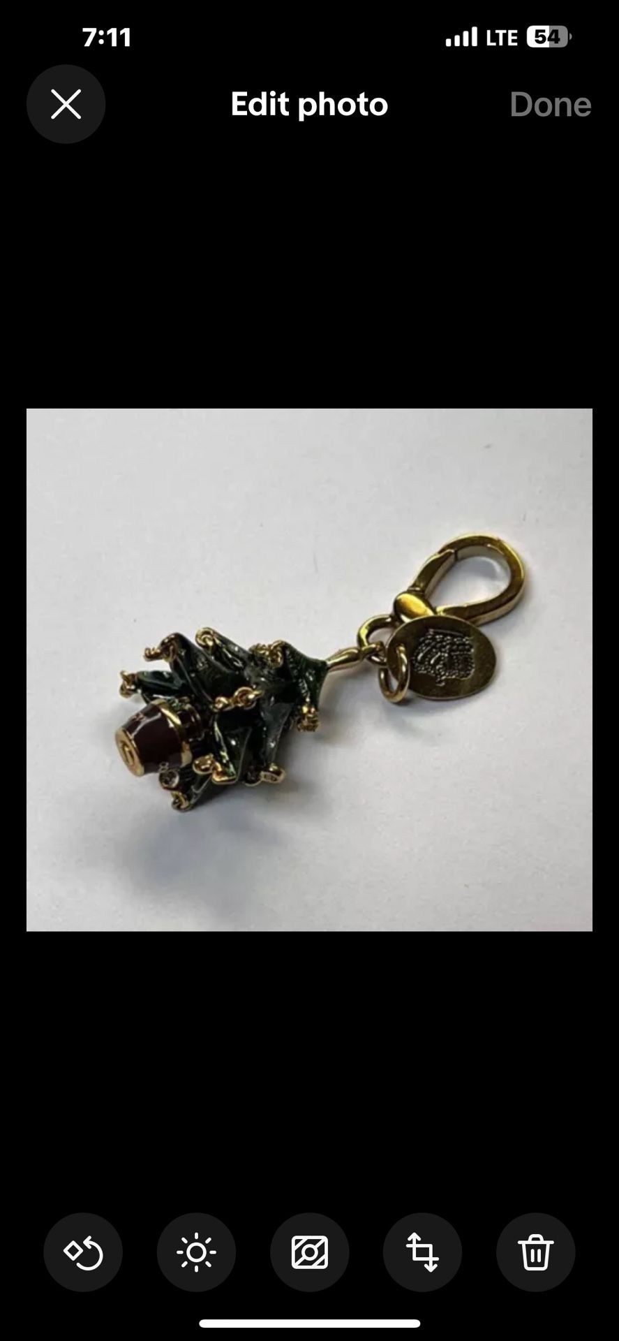 Juicy Couture 2008 Limited Edition Christmas Tree Charm Original