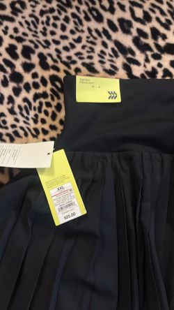 Black ruffle skirt