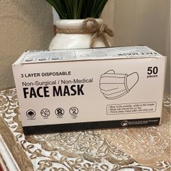 Disposable Face masks PK50