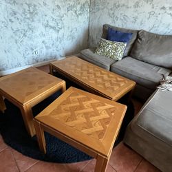 Coffee Table, 2 End Tables