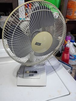 Vintage table top fan