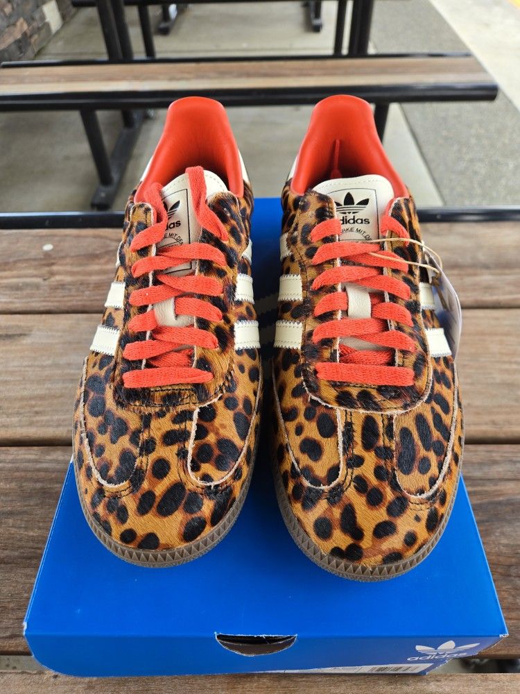 Adidas Samba OG Red Leopard 