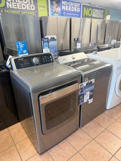 Maytag Washer and Samsung Dryer Set