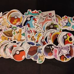 Pokemon sticker lot of 100 #4
