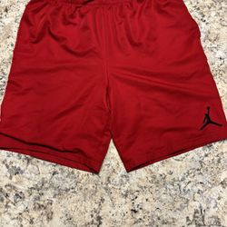 Red Nike Jordan Shorts