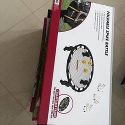 Foldable Spike Battle Portable Backpack  Perfect And Fun For Camping Games And Tailgate.