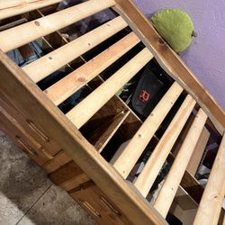 Twin Bed With Dresser/ Drawers Under Bed Also