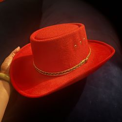 Red Cowboy Hat