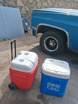 Used igloo ice chests in good condition