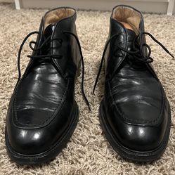 Bally Black Leather Men's Chukka Boots