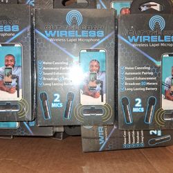 Duel Wireless Lapel Microphone For Ios