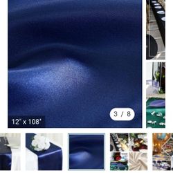 Navy Blue Table Runner
